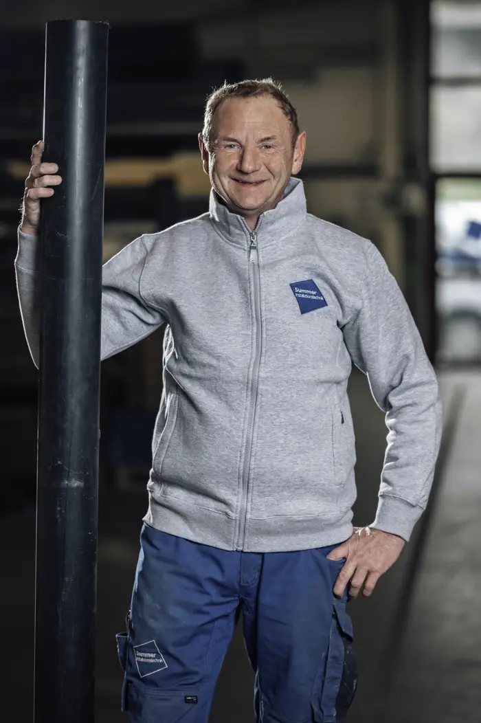 Mitarbeiter in Summer-Jacke